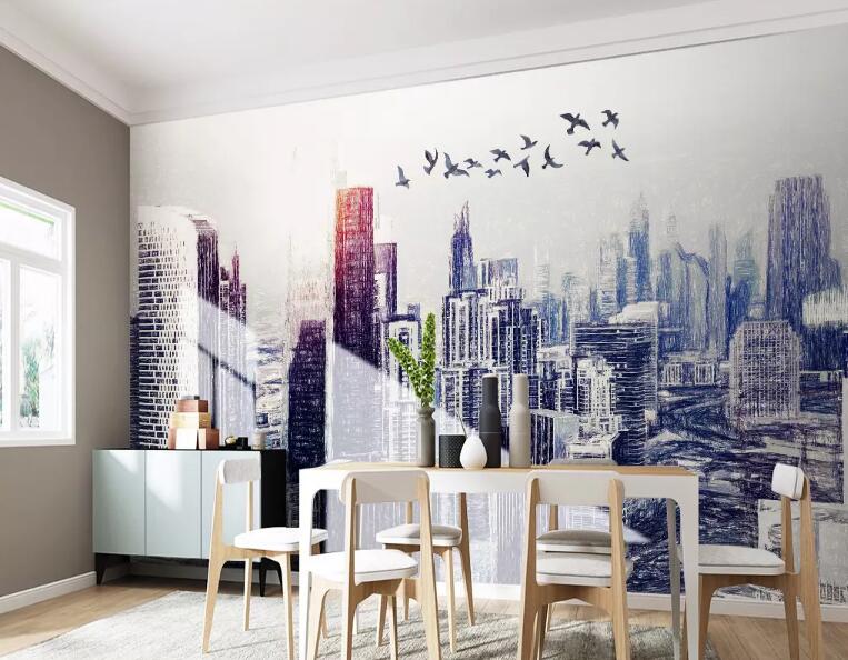 3D High Building WG50 Wall Murals Wallpaper AJ Wallpaper 2 