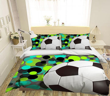 3D Football Circle 138 Bed Pillowcases Quilt Wallpaper AJ Wallpaper 