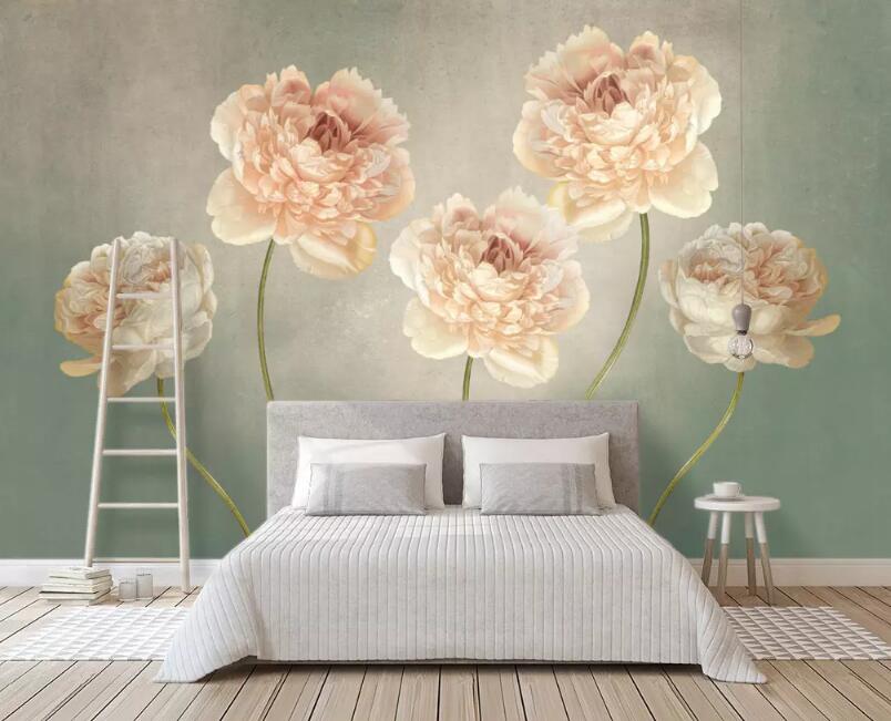 3D Elegant Flower WG814 Wall Murals