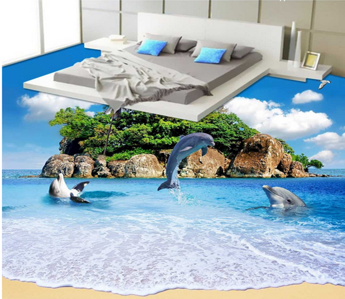 3D Island 065 Floor Mural Wallpaper AJ Wallpaper 2 