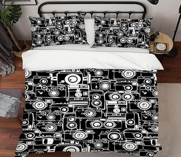 3D Telescope Black 025 Bed Pillowcases Quilt Wallpaper AJ Wallpaper 