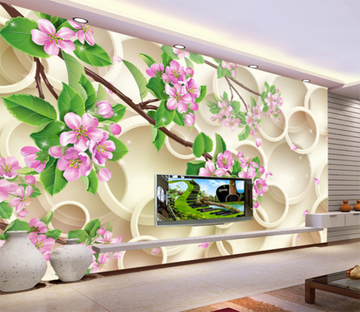 3D Leaf Flower 171 Wallpaper AJ Wallpaper 