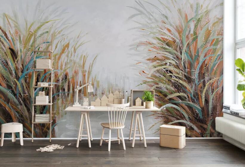 3D Colored Grass WG671 Wall Murals