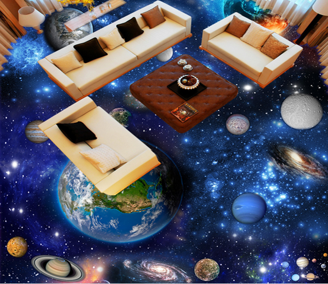 3D Planet 042 Floor Mural Wallpaper AJ Wallpaper 2 