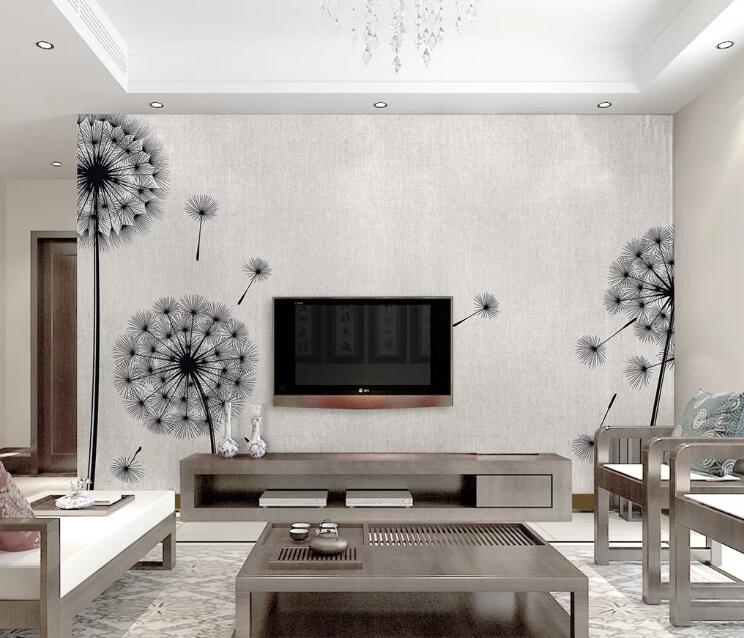 3D Dandelion WG69 Wall Murals Wallpaper AJ Wallpaper 2 