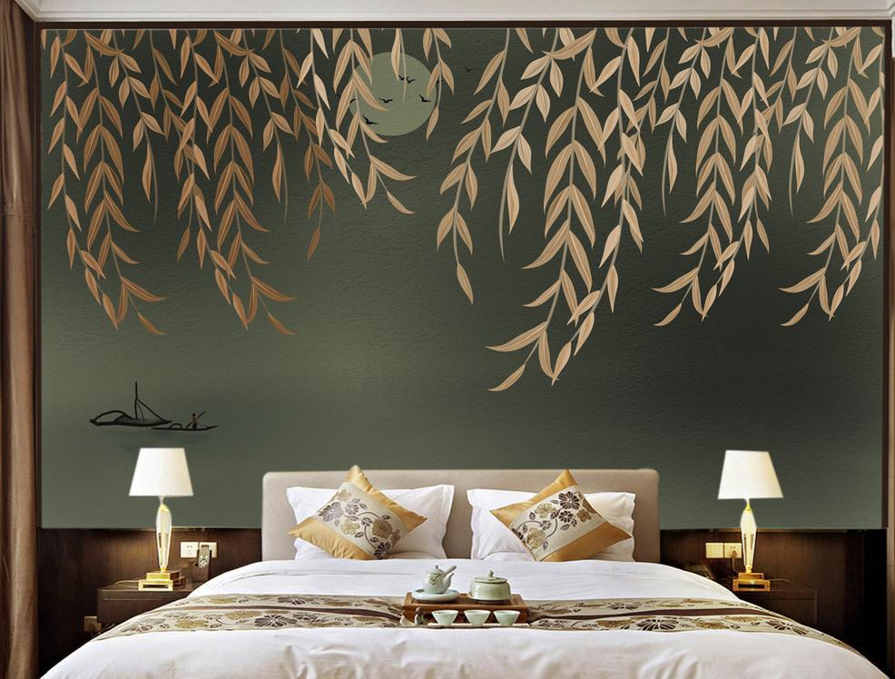 3D Weeping Willow 477 Wall Murals Wallpaper AJ Wallpaper 2 