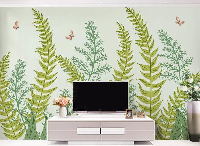 3D Grass Butterfly WG794 Wall Murals