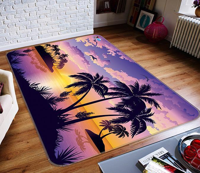 3D Lake Coco 491 Non Slip Rug Mat Mat AJ Creativity Home 