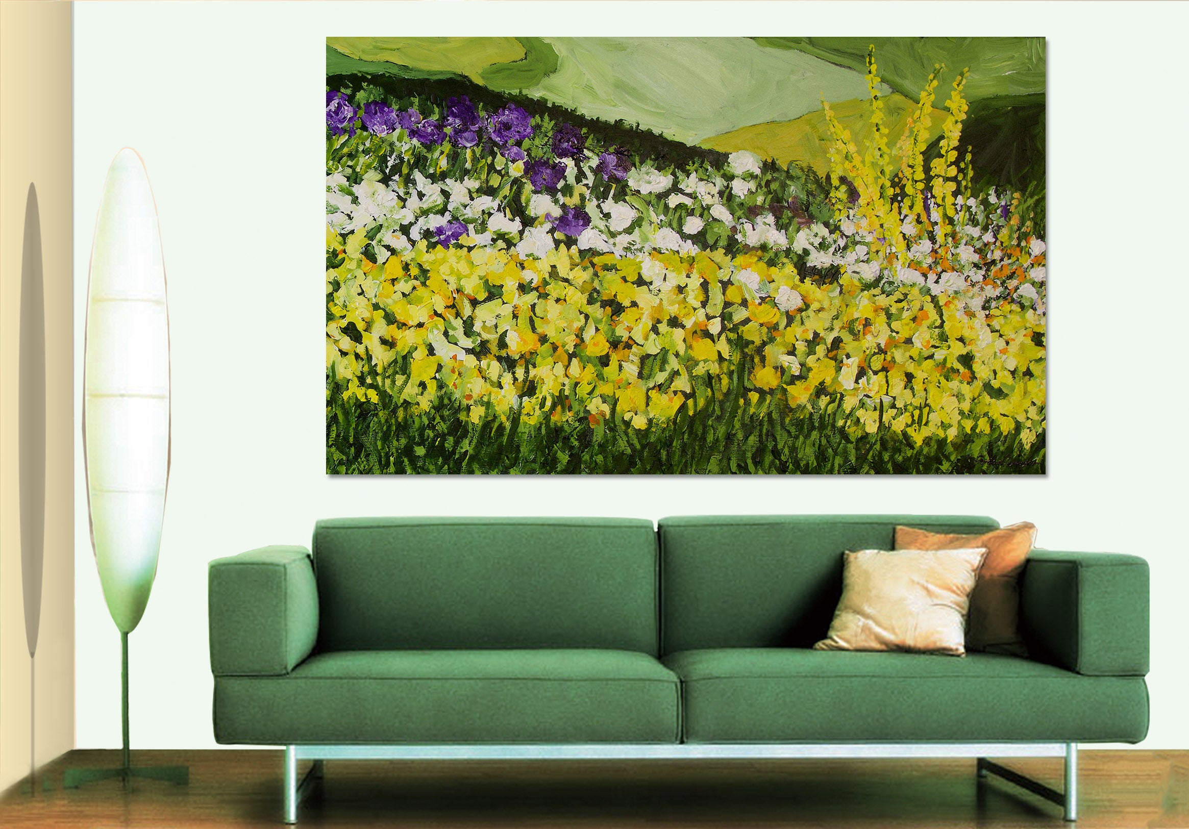 3D Colored Flowers 220 Allan P. Friedlander Wall Sticker