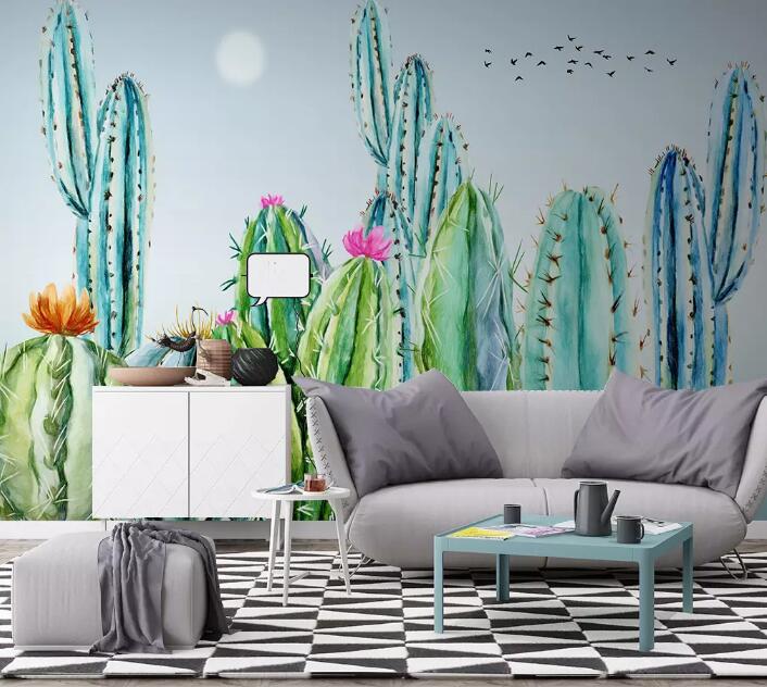 3D Thorn Cactus WG977 Wall Murals