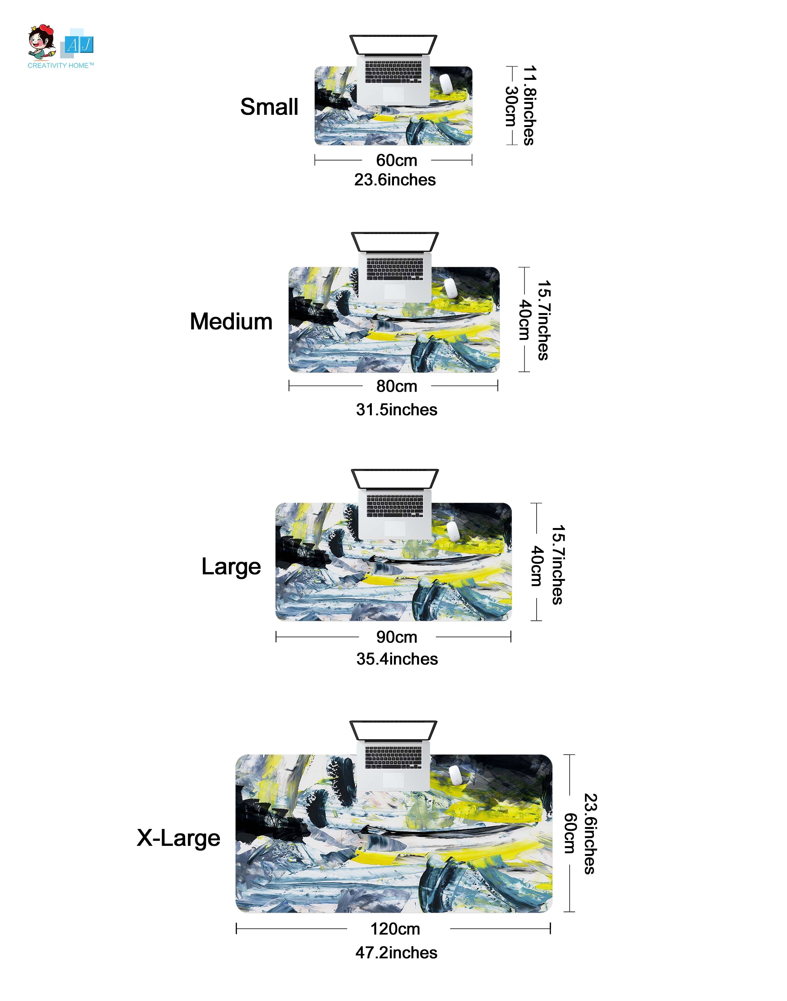 3D Lemon Branch 120159 Uta Naumann Desk Mat