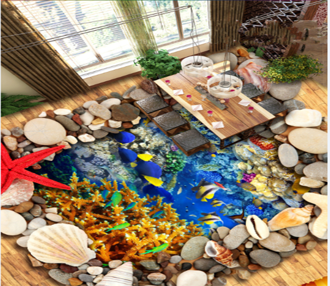 3D Seabed 023 Floor Mural Wallpaper AJ Wallpaper 2 