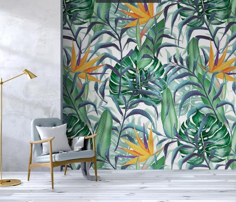 3D Banana Leaf WG1057 Wall Murals