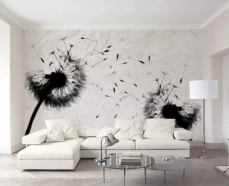 3D Black Dandel WG20 Wall Murals Wallpaper AJ Wallpaper 2 