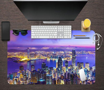 3D Urban River 207 Desk Mat Mat AJ Creativity Home 