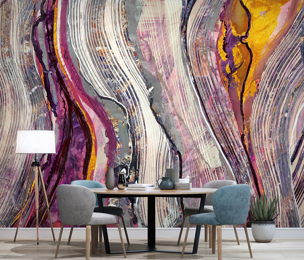 3D Line Color Impact WG93 Wall Murals Wallpaper AJ Wallpaper 2 