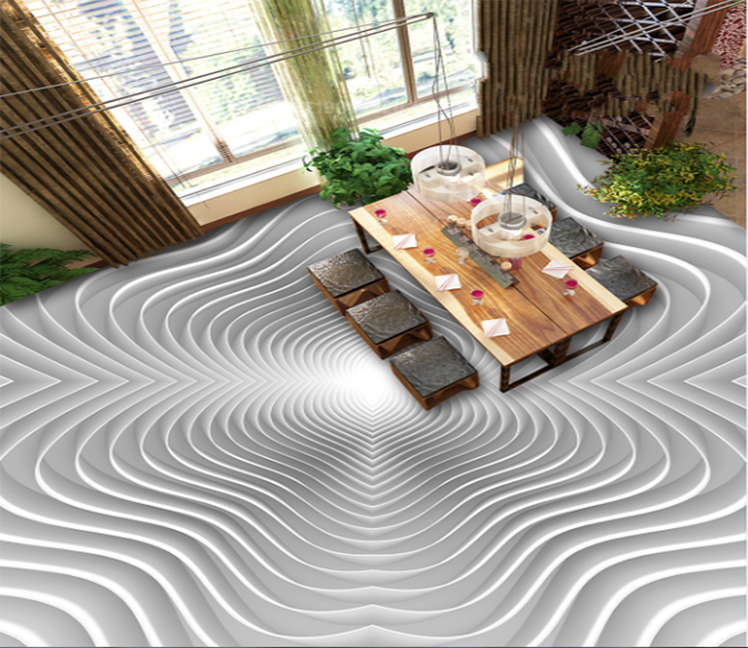 3D Center 017 Floor Mural Wallpaper AJ Wallpaper 2 