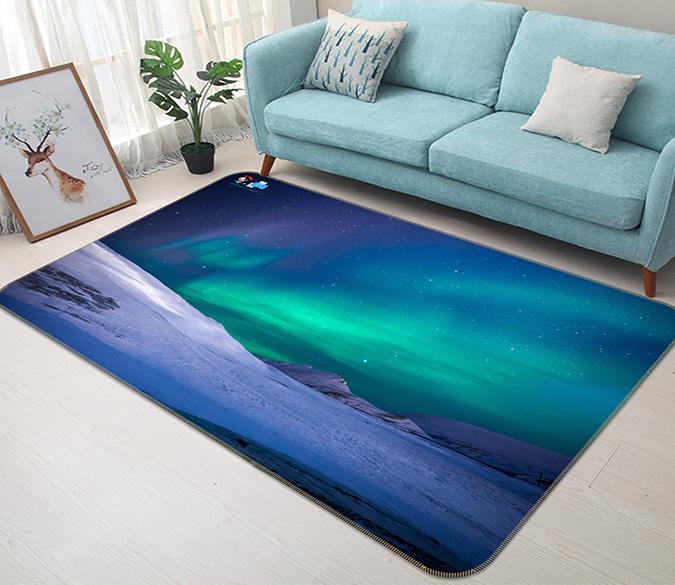 3D Aurora Starry Sky 222 Non Slip Rug Mat Mat AJ Creativity Home 