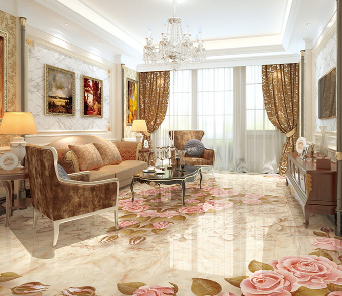 3D Bloom 181 Floor Mural Wallpaper AJ Wallpaper 2 