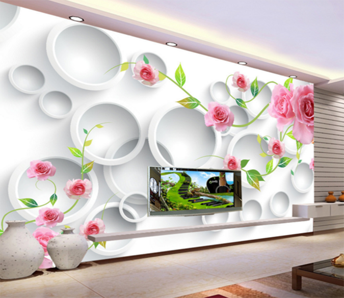 3D Decorative Flower 278 Wallpaper AJ Wallpaper 