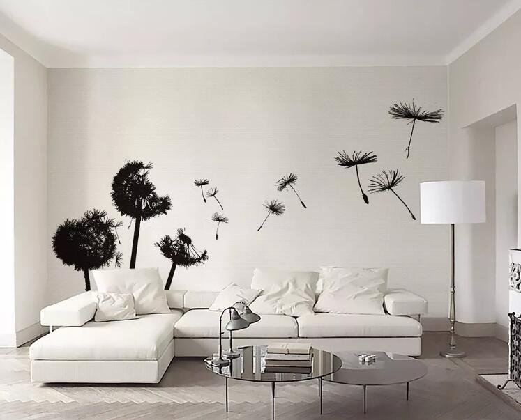 3D Dandelion Flying WG582 Wall Murals