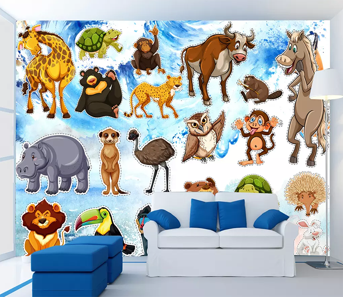 3D Cartoon Animals 171 Wallpaper AJ Wallpaper 2 