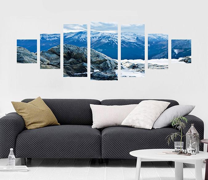 3D Snow Melting 142 Unframed Print Wallpaper Wallpaper AJ Wallpaper 