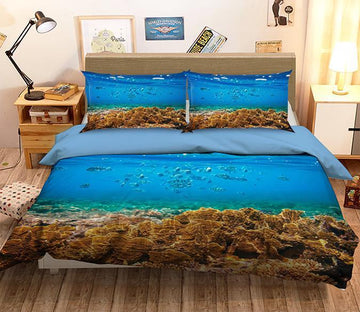 3D Fish Coral 024 Bed Pillowcases Quilt Wallpaper AJ Wallpaper 