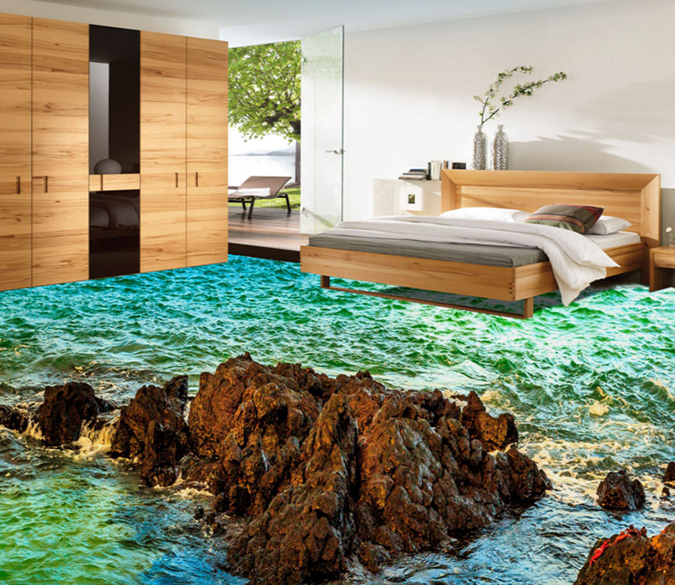 3D Hill 019 Floor Mural Wallpaper AJ Wallpaper 2 