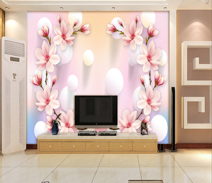 3D Surrounding Flowers 562 Wallpaper AJ Wallpaper 