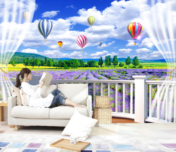 3D Lavender Field 1629 Wallpaper AJ Wallpaper 2 