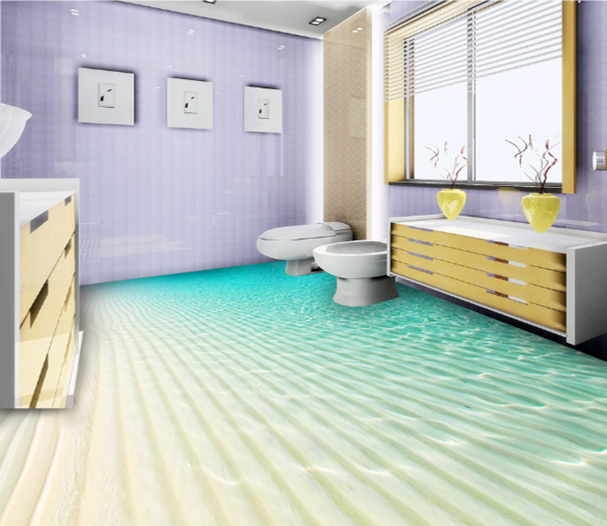 3D Water Pattern 238 Floor Mural Wallpaper AJ Wallpaper 2 