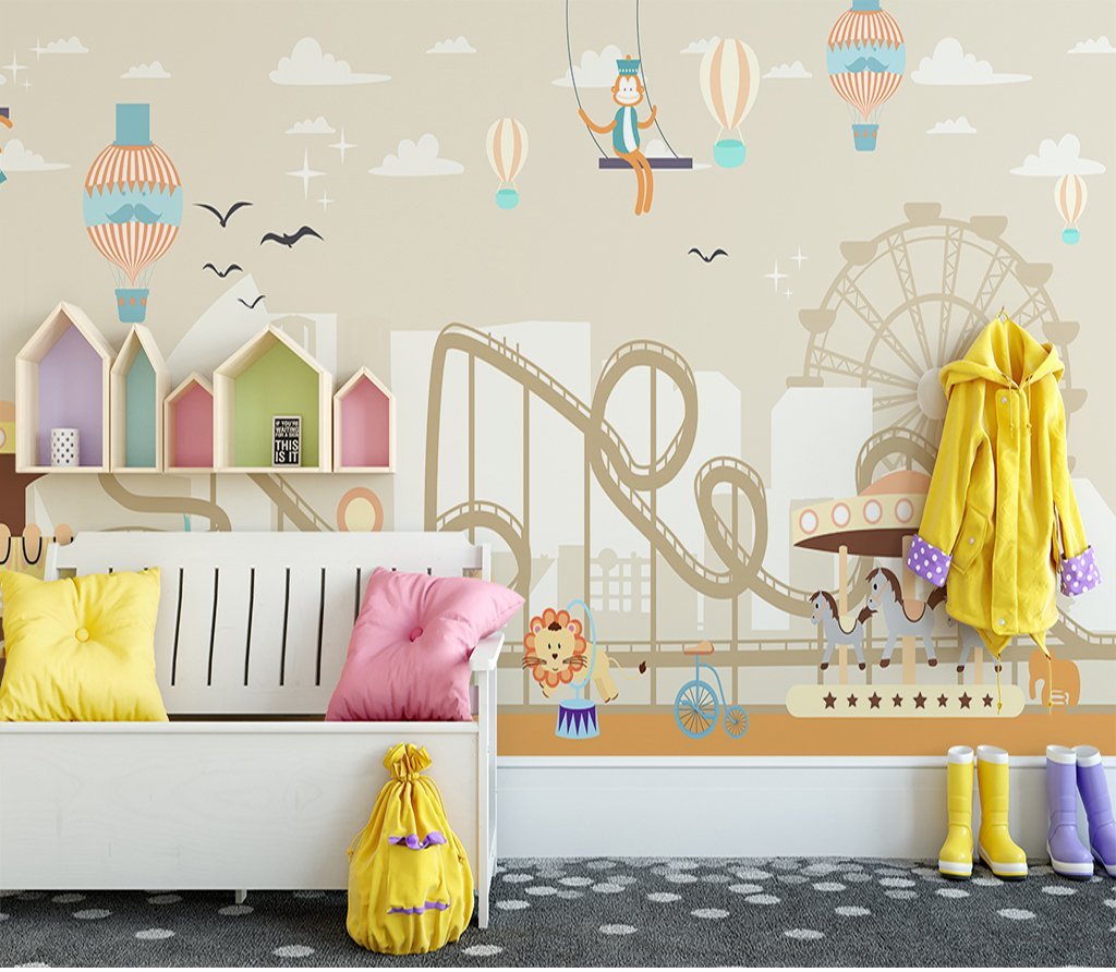 3D Hot Air Balloon 823 Wall Murals Wallpaper AJ Wallpaper 2 