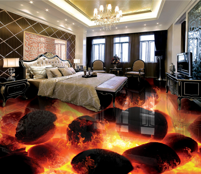 3D Magma 045 Floor Mural Wallpaper AJ Wallpaper 2 