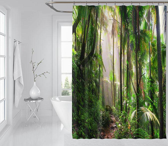 3D Mud Woods 111 Shower Curtain 3D Shower Curtain AJ Creativity Home 