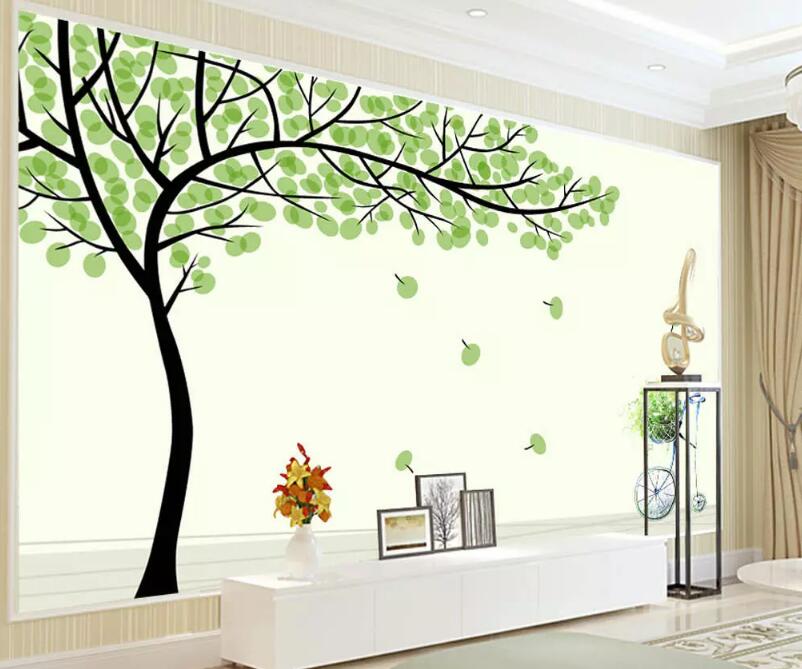 3D Leaves Falling WG491 Wall Murals