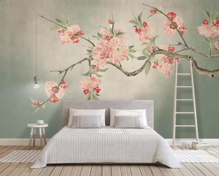 3D Tree Safflower WG830 Wall Murals