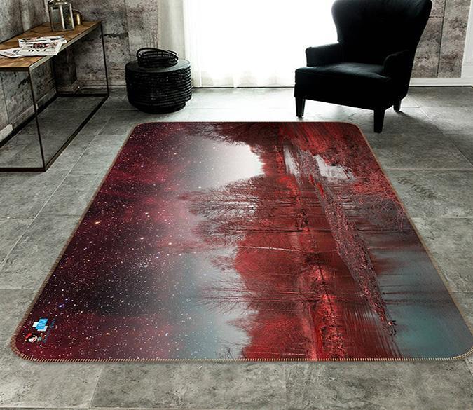 3D Star Lake 367 Non Slip Rug Mat Mat AJ Creativity Home 