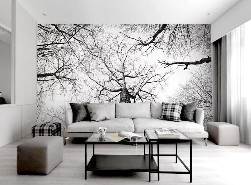 3D Forest Sky WG600 Wall Murals