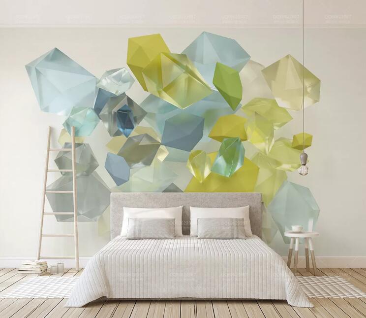 3D Transparent Color WC120 Wall Murals