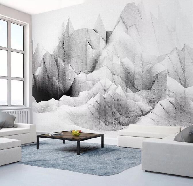 3D Ink Mountain WG539 Wall Murals