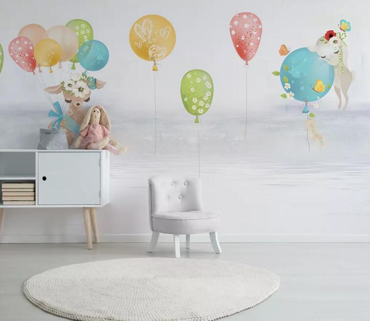 3D Colorful Balloons WG29 Wall Murals Wallpaper AJ Wallpaper 2 