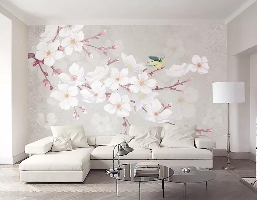 3D Peach Blossom WG08 Wall Murals Wallpaper AJ Wallpaper 2 