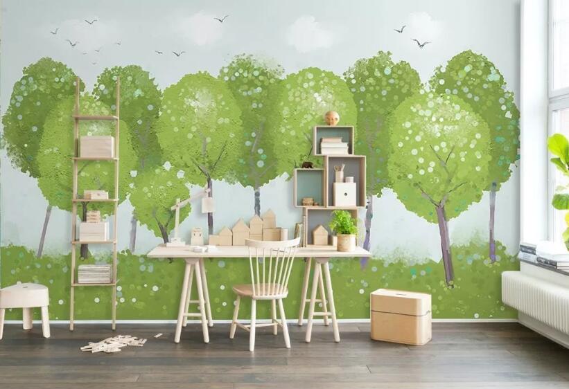 3D Green Woods 115 Wall Murals Wallpaper AJ Wallpaper 2 