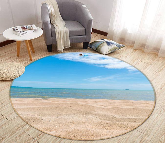 3D Sky Bunker 111 Round Non Slip Rug Mat Mat AJ Creativity Home 