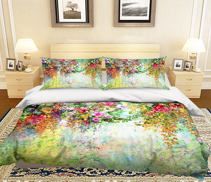 3D Hand Painted 046 Bed Pillowcases Quilt Wallpaper AJ Wallpaper 