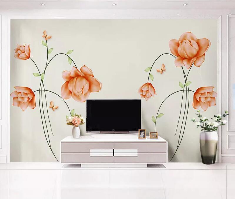 3D Rose Beauty WG980 Wall Murals