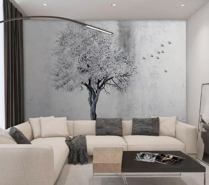 3D Tree Swallow WG888 Wall Murals