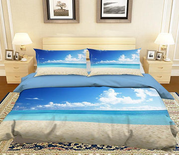 3D Sky Beach 015 Bed Pillowcases Quilt Wallpaper AJ Wallpaper 