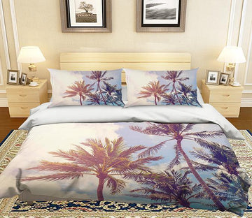 3D Coconut Sky 237 Bed Pillowcases Quilt Wallpaper AJ Wallpaper 